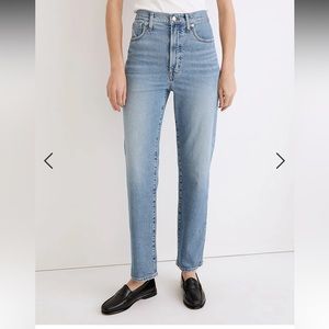 Madewell The Perfect Vintage Straight Jean in Montville Wash Sz 26 ND521